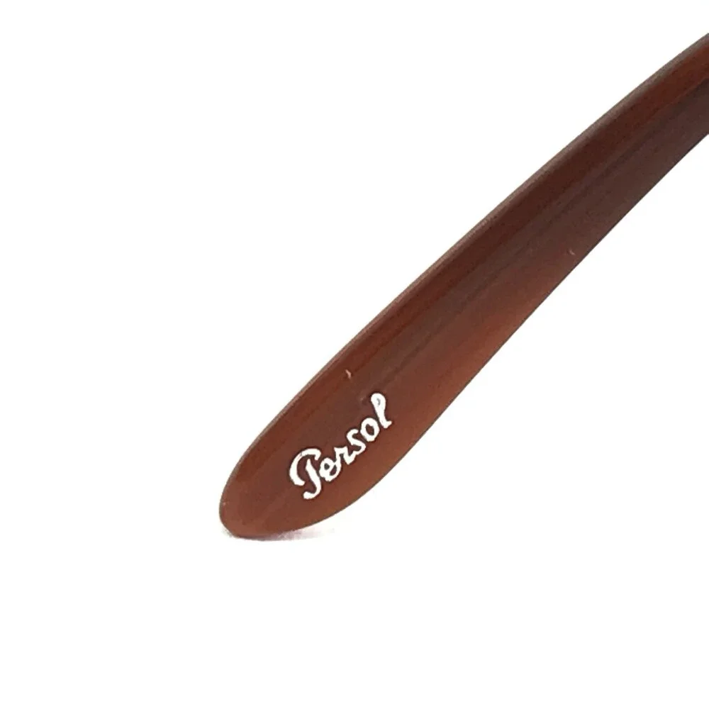 Persol Eyeglasses Frames 2996-V 957 Brown Square Full Rim 52-19-140